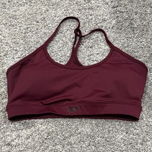 Reebok Maroon Racerback Sports Bra